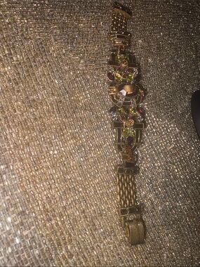 Sweet Romance Bracelet  Amber Accents